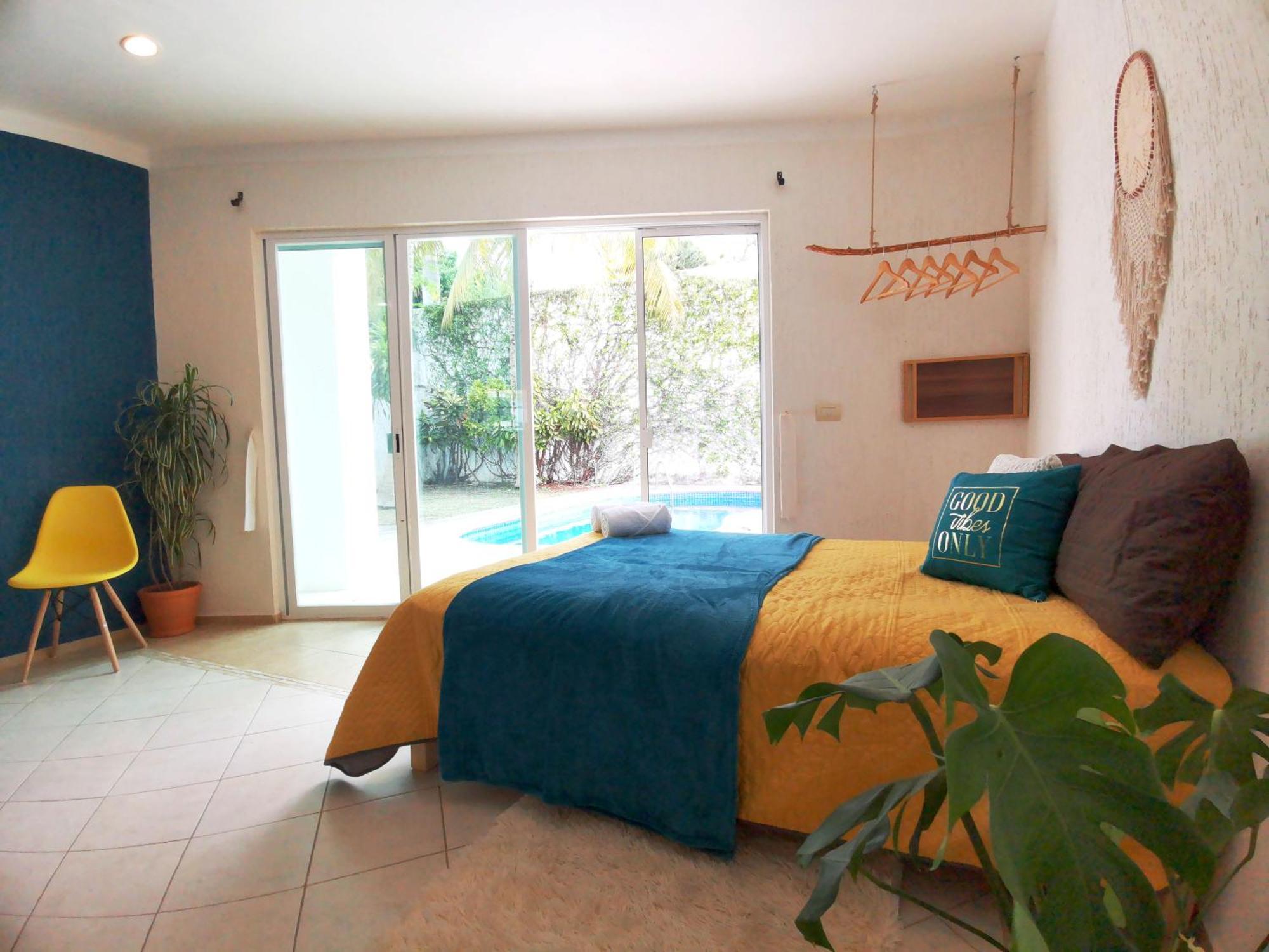 Beautiful & Cozy Near Beach Apartment Pool & Kingsize Bed Cancun Oda fotoğraf