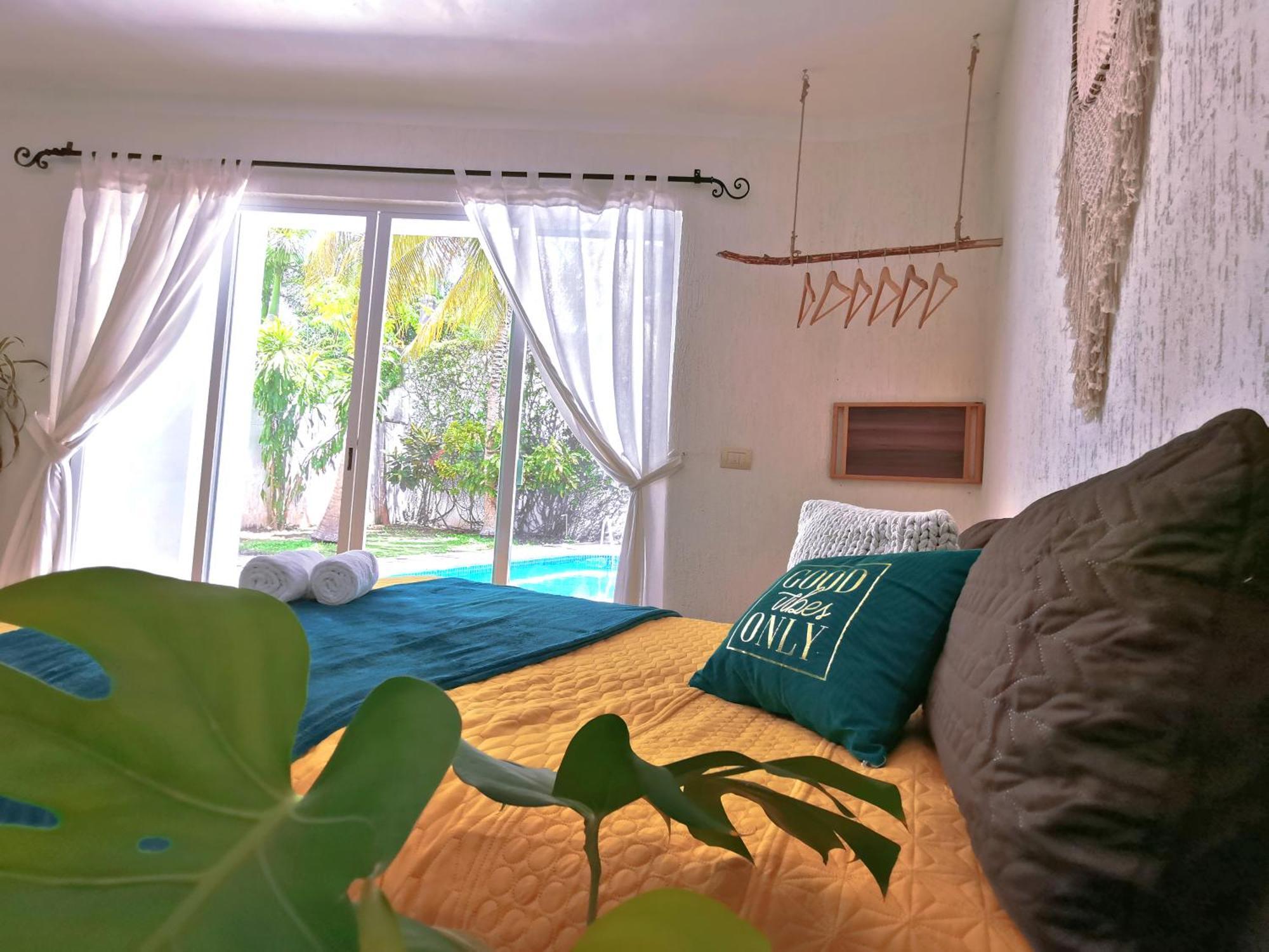 Beautiful & Cozy Near Beach Apartment Pool & Kingsize Bed Cancun Oda fotoğraf