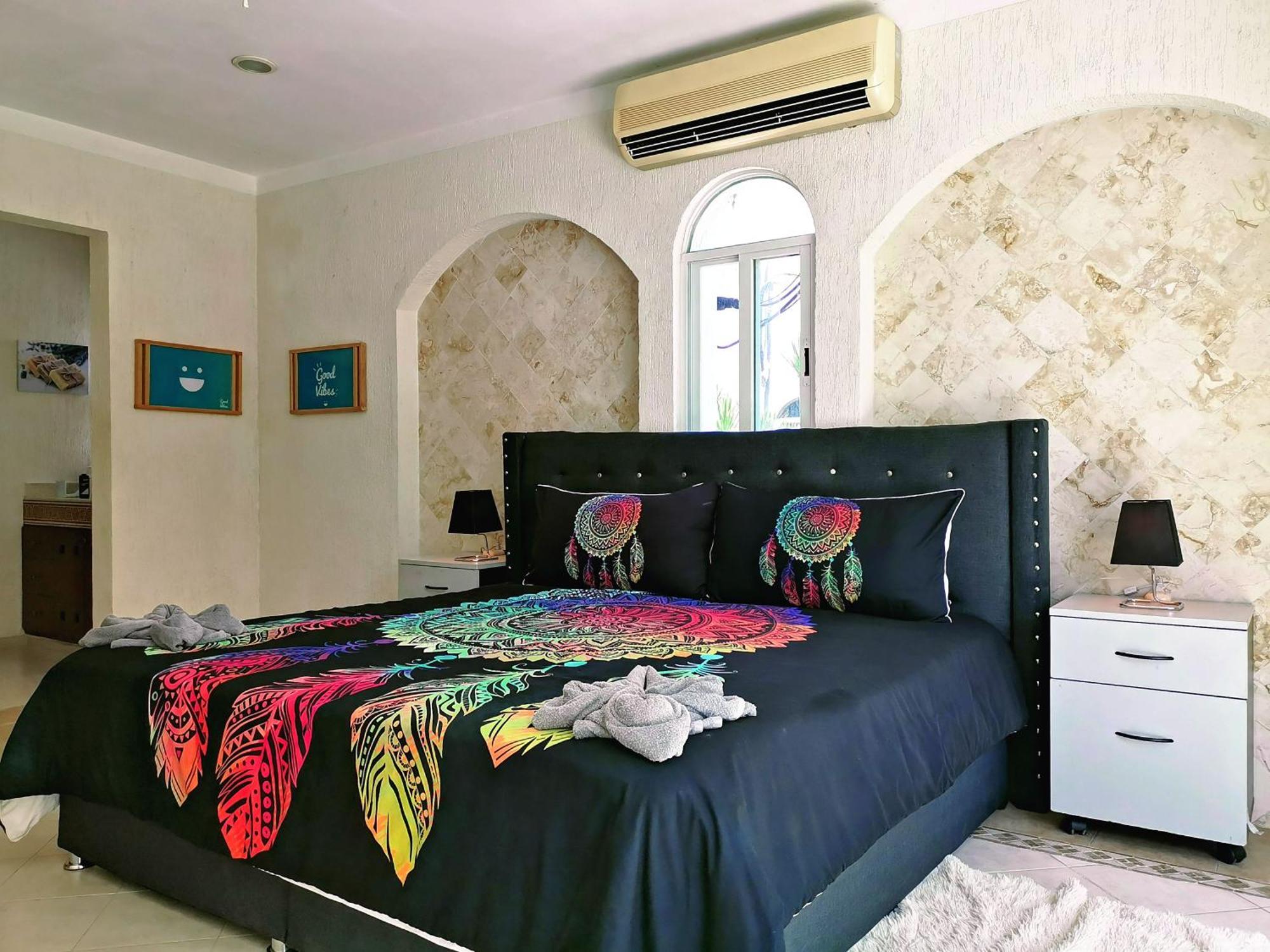 Beautiful & Cozy Near Beach Apartment Pool & Kingsize Bed Cancun Oda fotoğraf